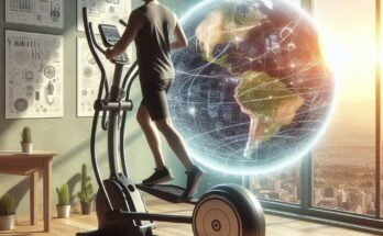 sunny health and fitness elliptical trainer